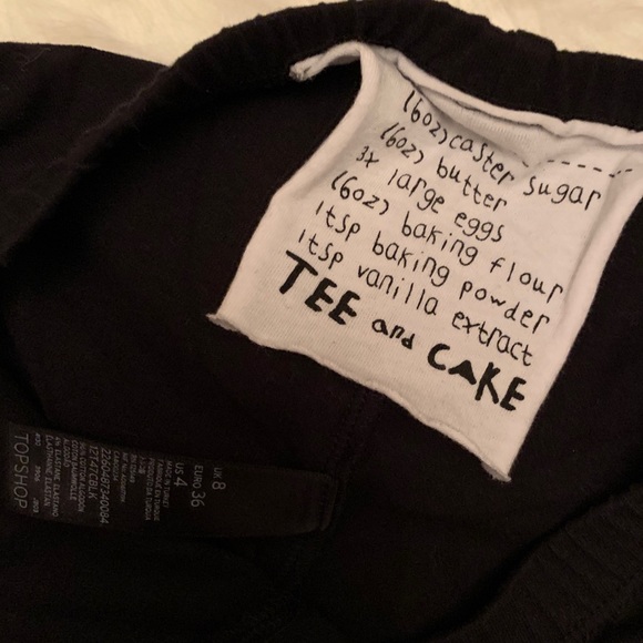 Topshop black skeleton leggings white pattern - Picture 3 of 3